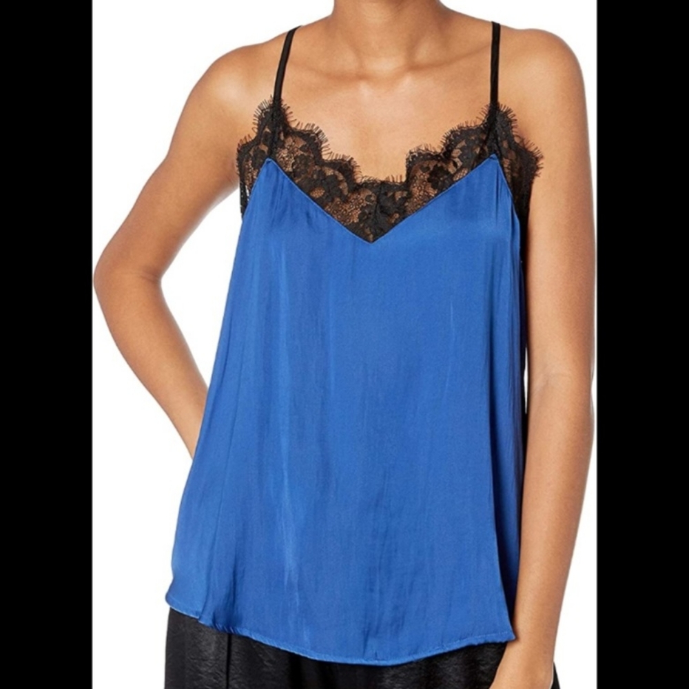 NEW tags PJ Salvage satiny lace racerback chemise
